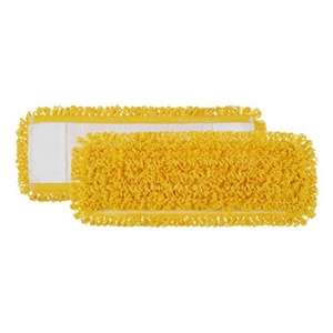 Моп Microriccio с карманами, микрофибра, желтый, 40х13 см